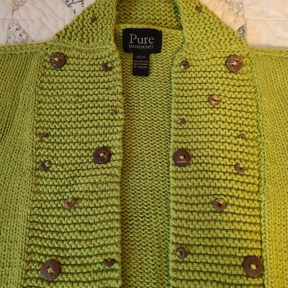 Pure handknit cardigan - Picture 2 of 8